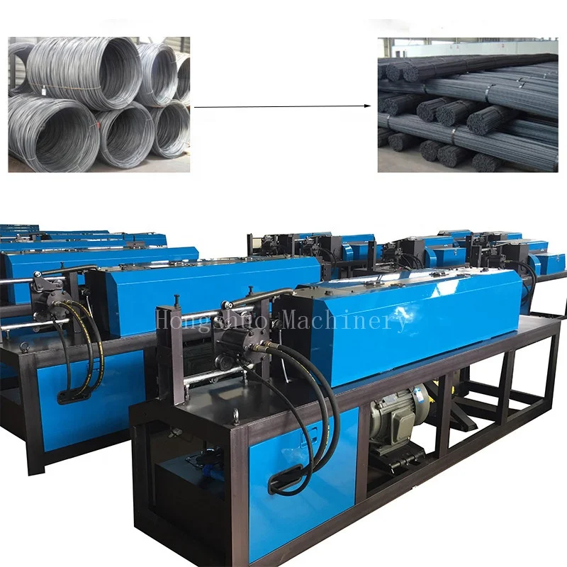 Automatic Wire Bar Straightening And Cutting Machine Automatic Steel Coil