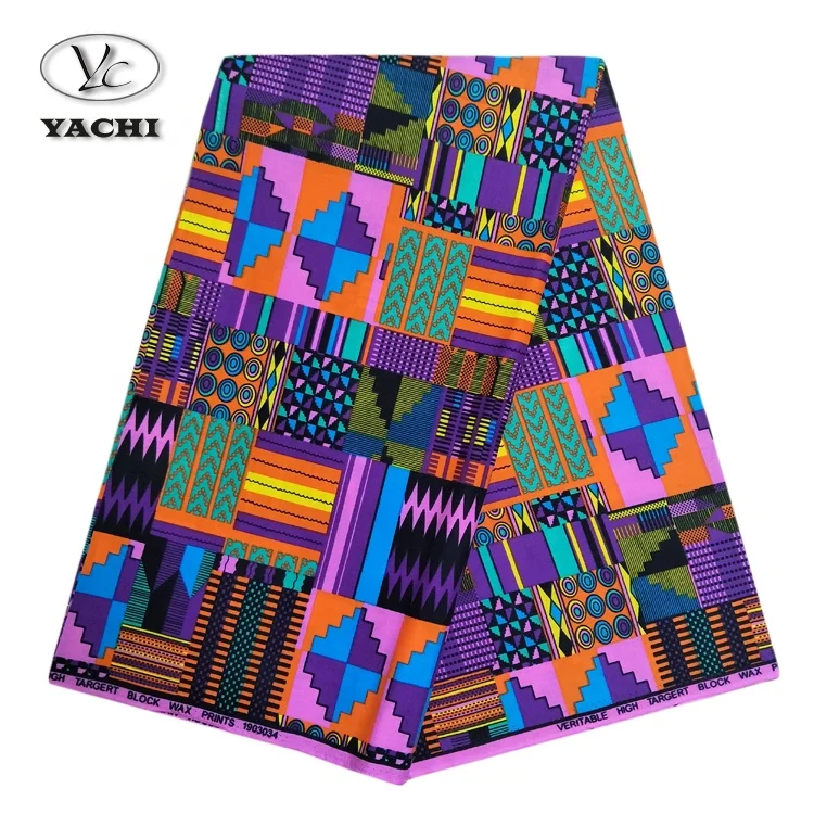 Yachitex  High Quality African Fabric Manufactures Wax Fabric For Dress