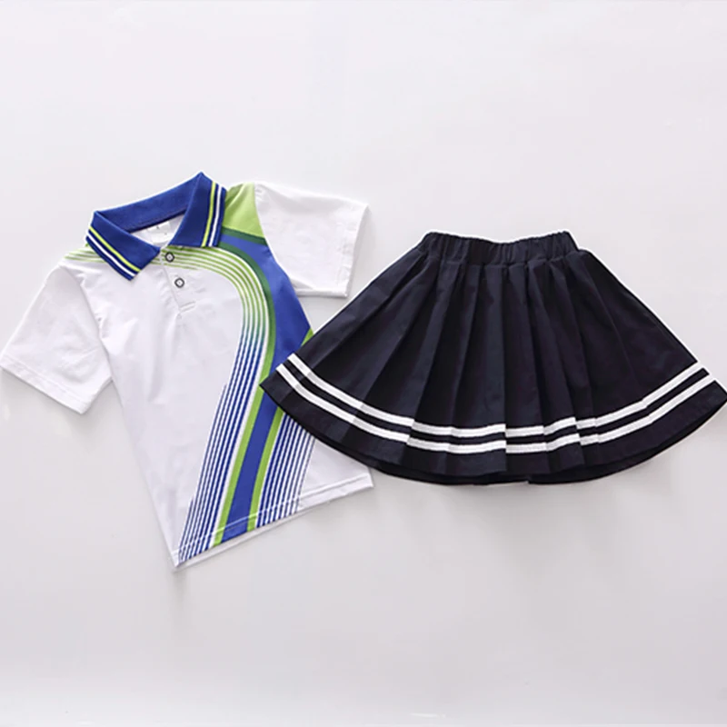 
2020, детская одежда, летняя детская школьная форма 