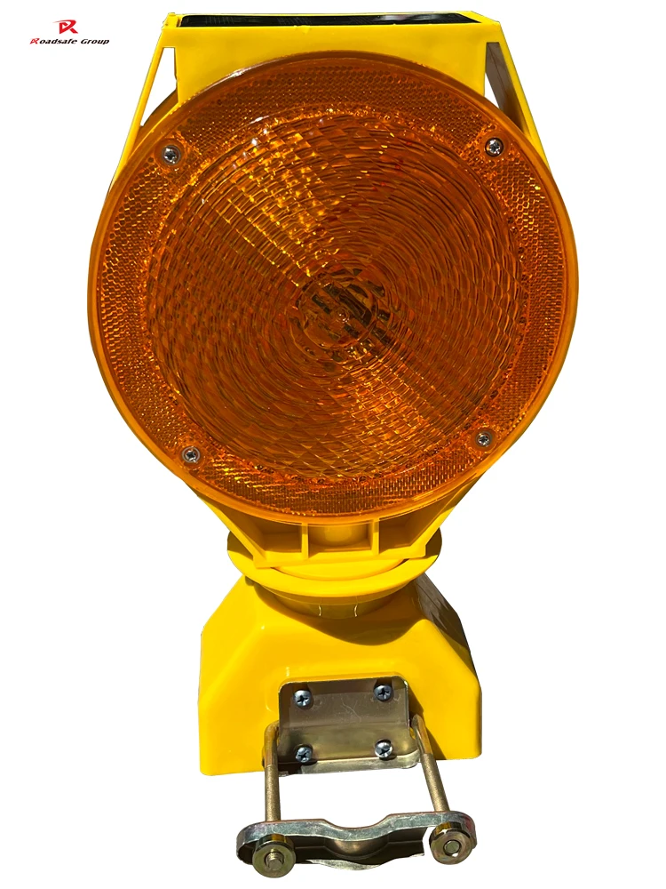 Traffic cone and barricade signal light warning light road safety solar rechargeable led flare warning light/lamp
