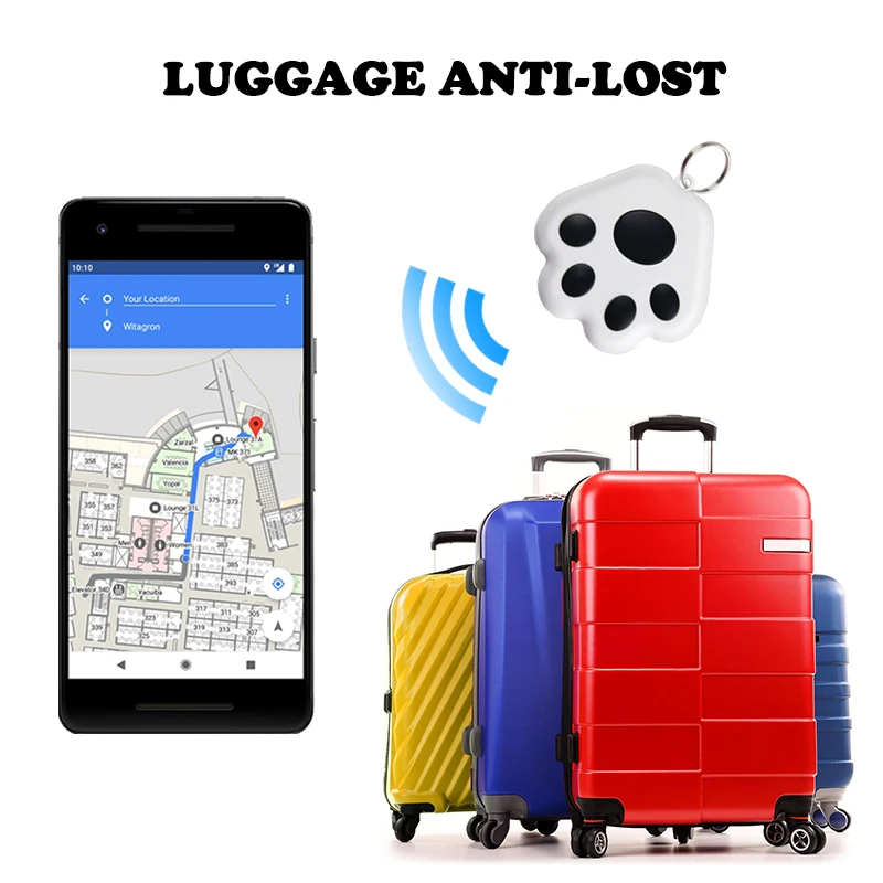 JOYPET GPS Tracking Device for Kids Pets Keychain Wallet Smart Tracker & Key Finder ,Key Locator Device with App