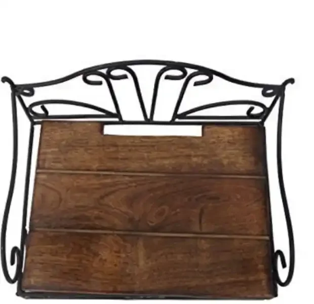 High-Quality Metal and Wooden Wall Bracket Perfect for Supporting Shelves Enhancing Room & Home Organization and Display Shelves