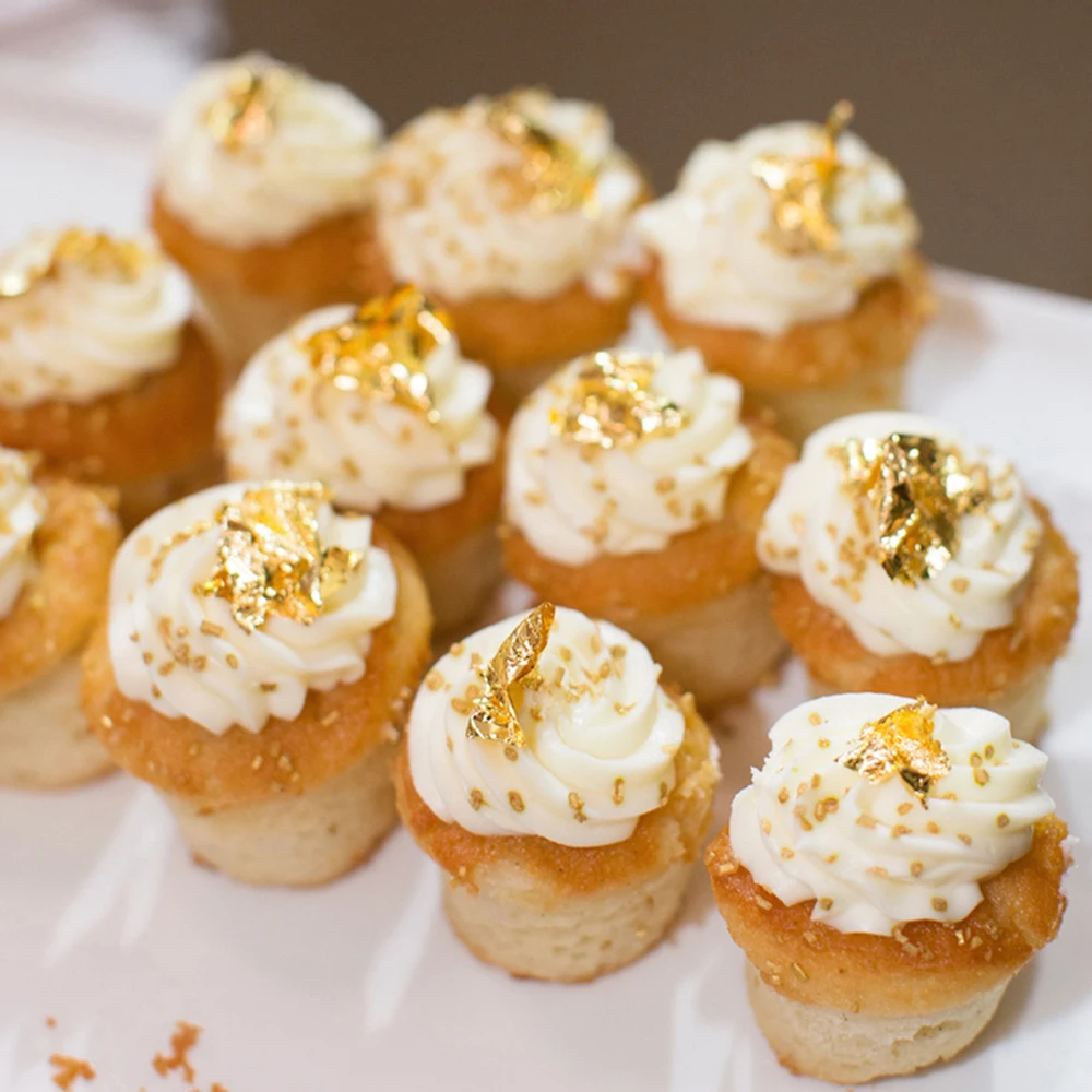 Хлопья, фольга 24 К, съедобные бумажные листы 5 г для розовой косметики, пищевая смола, для украшения тортов, позолоченные листы из натуральных золотых листьев