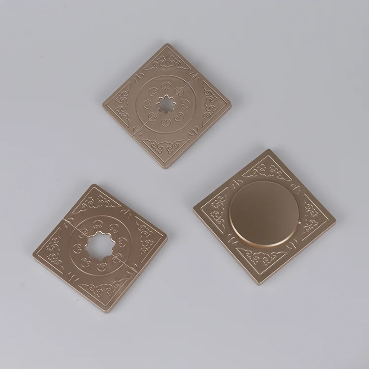 
Wall hole cover through plastic sleeve plastic wall hole cover with lid pipe strap for air-conditioner installation 