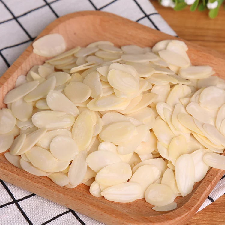 Продукты для семян здоровые высококачественные органические ядра миндаля ломтики