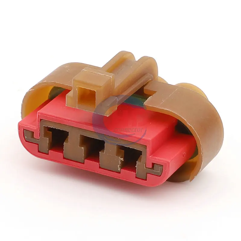 3 Way 4938402-1 Auto Engine Cooling Fan Motor Plug Connector Socket With Terminal Block  Wire Harness For GM PT1853