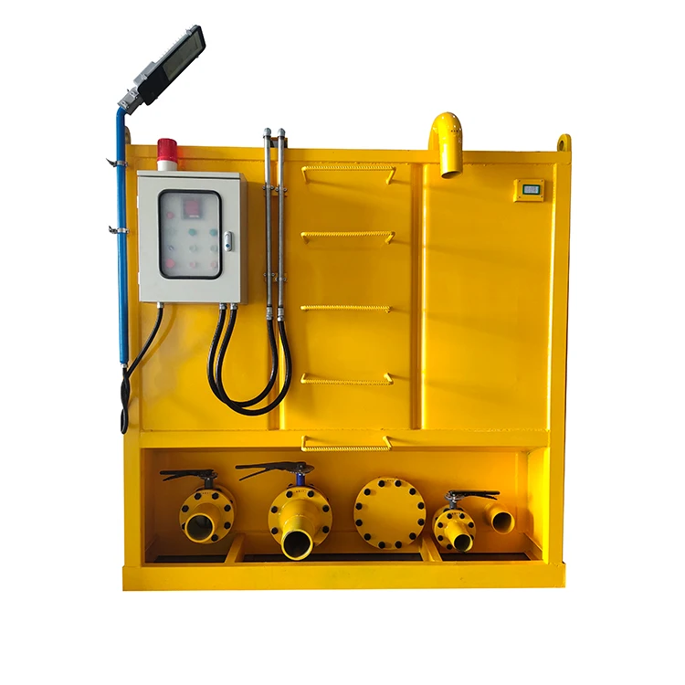 China manufacture foldable design drilling rig mud tanks for non-excavation