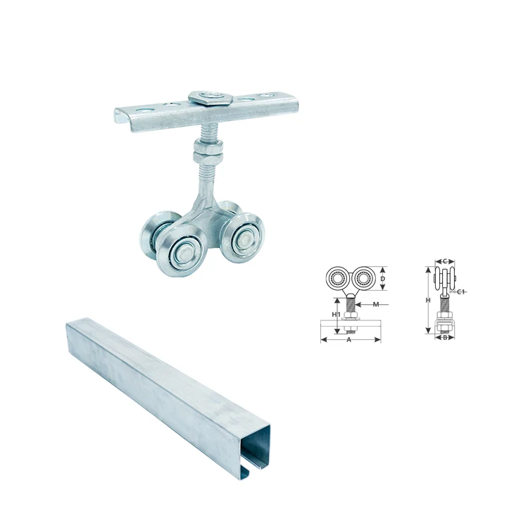 China Sale Heavy Duty  Sliding Door Hardware RollerWhite Sliding  Door Roller