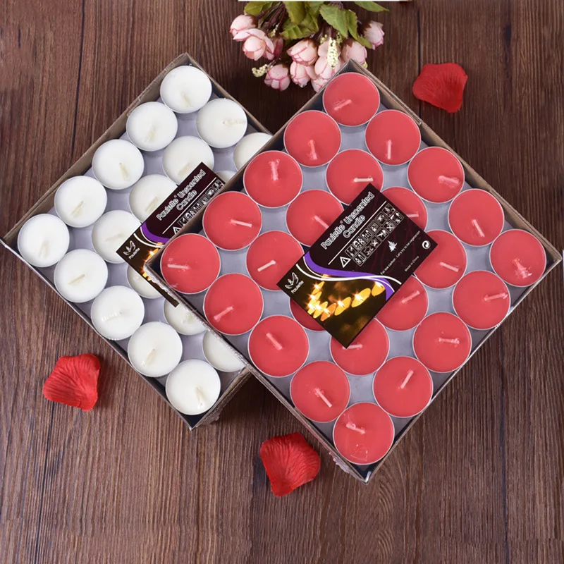 Wholesale Aromatherapy Boiled Tea Candle 1.5-2 Hours Smokeless Wedding Birthday Tealight Candles