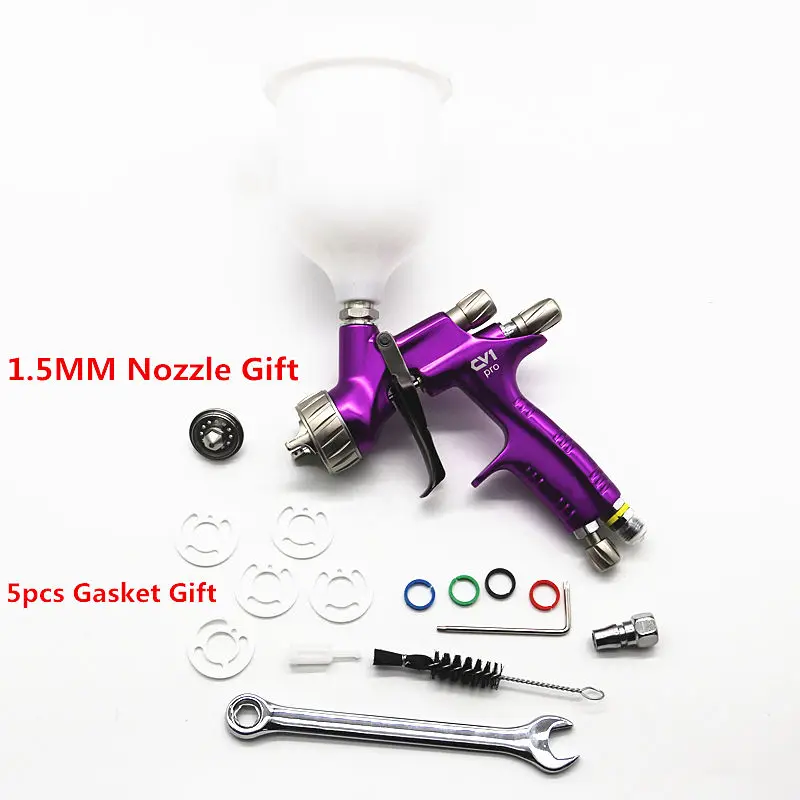 CV1Pro New Automotive Topcoat Spraying Gun Water-based Paint High Atomization Spraying Tool