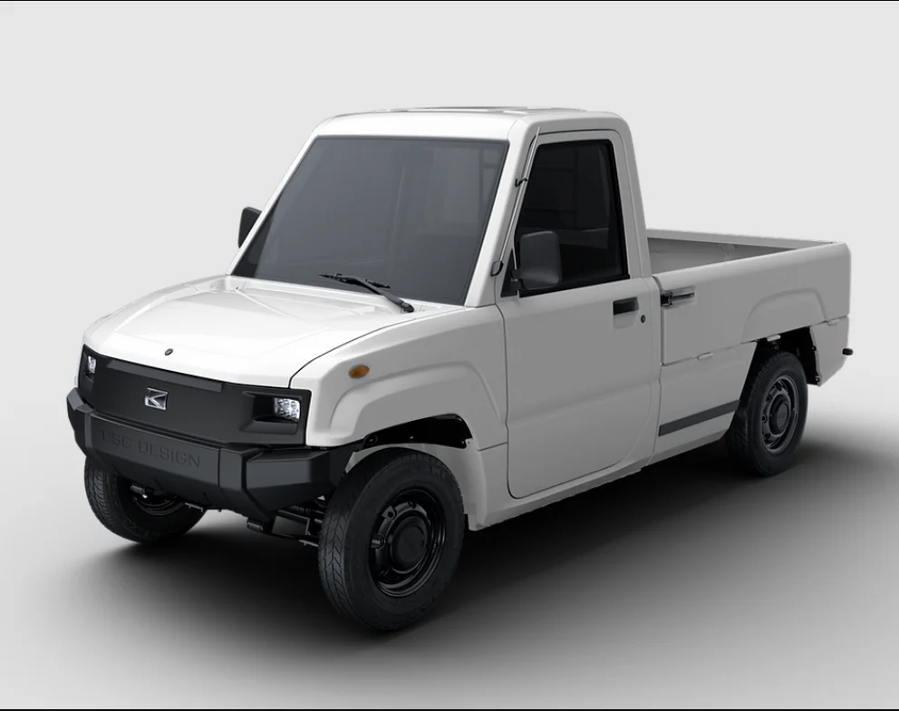  ЕЭС L7e мини электрический транспортный пикап vechicle с 72V 100Ah свинцово-кислотной батареей + 4000W двигатель грузовик
