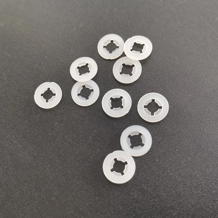 Heat-resistant insulating nylon plastic anti-loosening circlip fastening ring washer