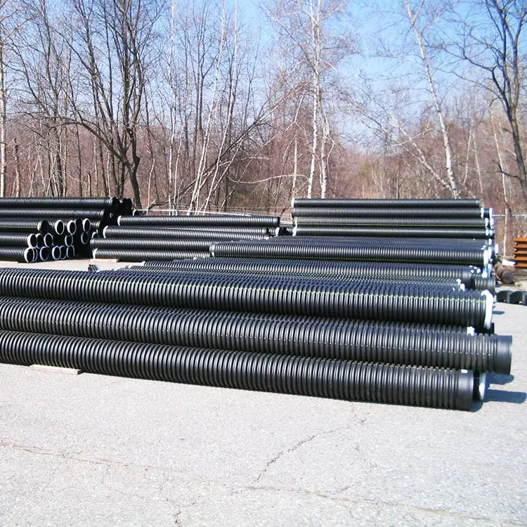 ПЭ крупнокалиберные дренажные сильфоны утопленные Hdpe с двумя стенками тепло-и звукоизоляция.
