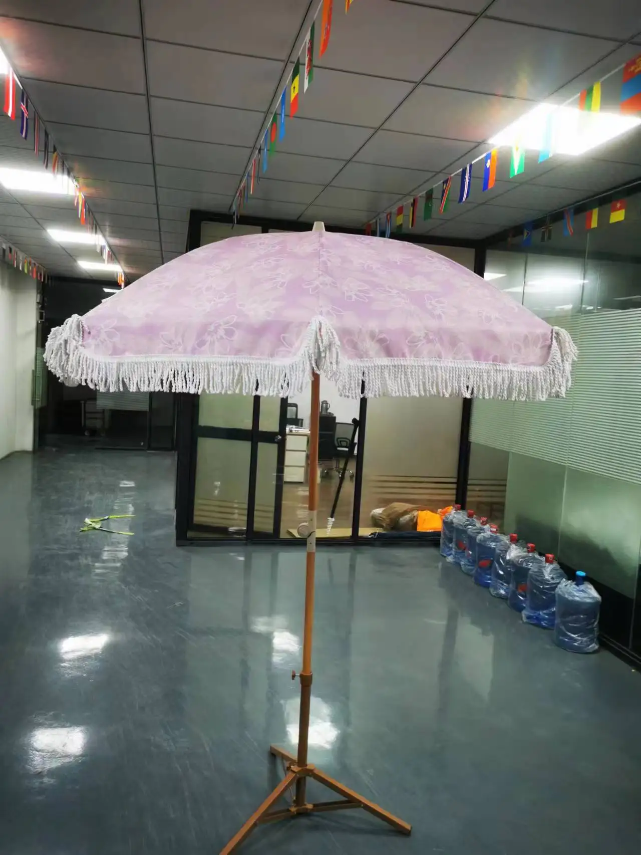 Custom Design Foldable Sun Umbrella Outdoor Beach Umbrella