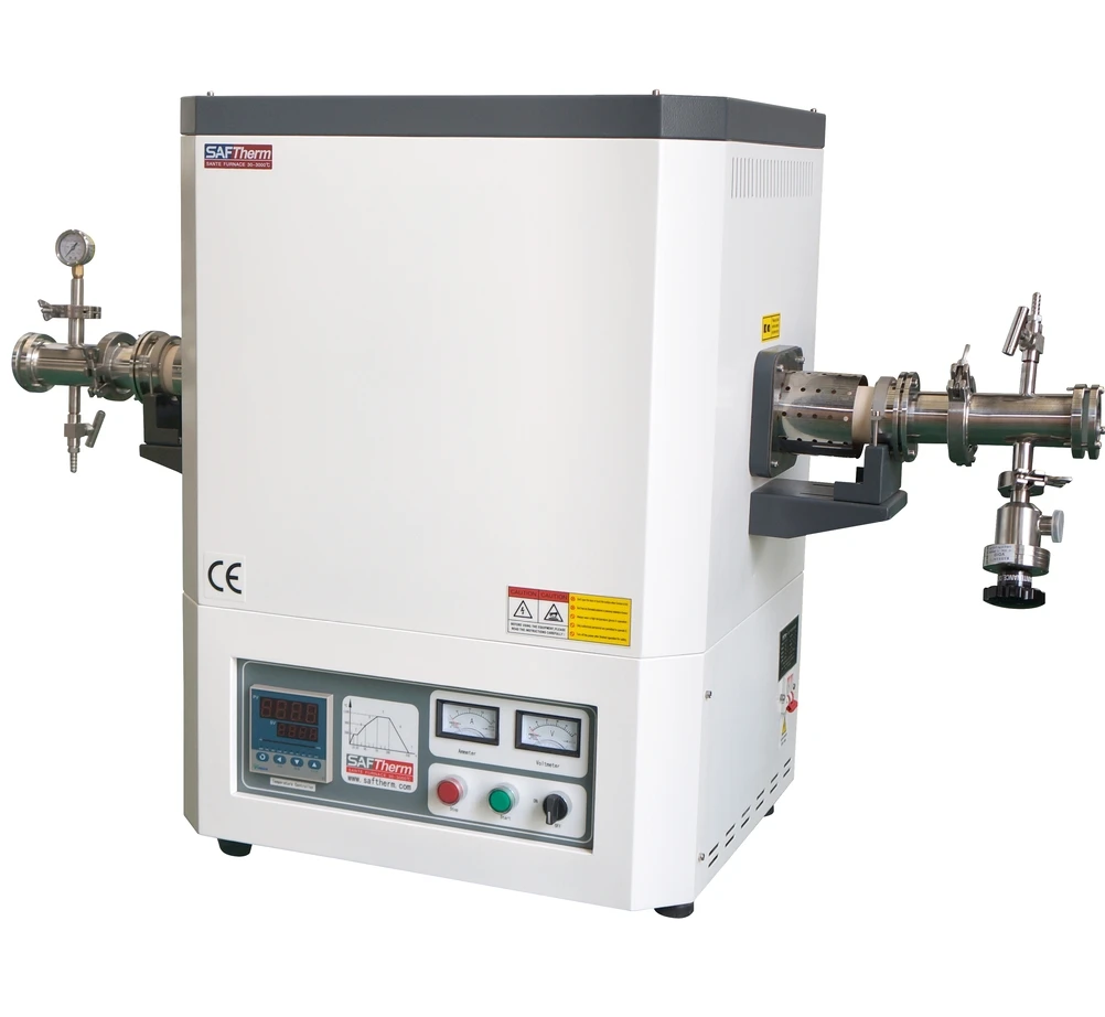 1200C Quartz Tube Furnace Vacuum Laboratory Large Horizontal Quartz High Temperature Sintered Resistance Tube Furnace