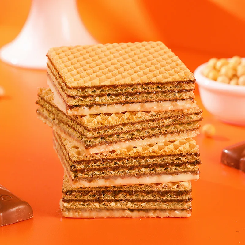 Mangehuafu Manufacturers Cookies Chocolate flavor Wafers Biscuits delicious Healthy Food Wholesale