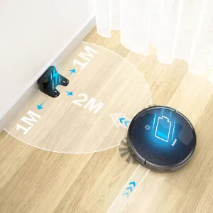  Newest Smart Intense Suction 2500Pa Home Ultra Thin Quiet Recharge Sweeping Robot Vacuum
