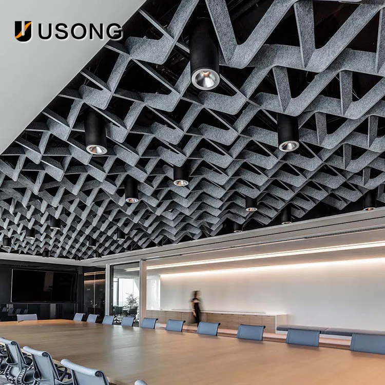 Acoustic Panels Ceiling High Quality PET Sound Insulation Ceiling Panel