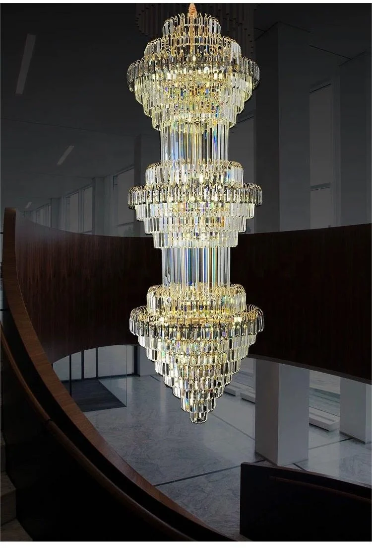 Special Designer Hollow Many Color Modern Style for Living Room Large Hotel Big villa Crystal Chandelier Lighting Crystal Lights