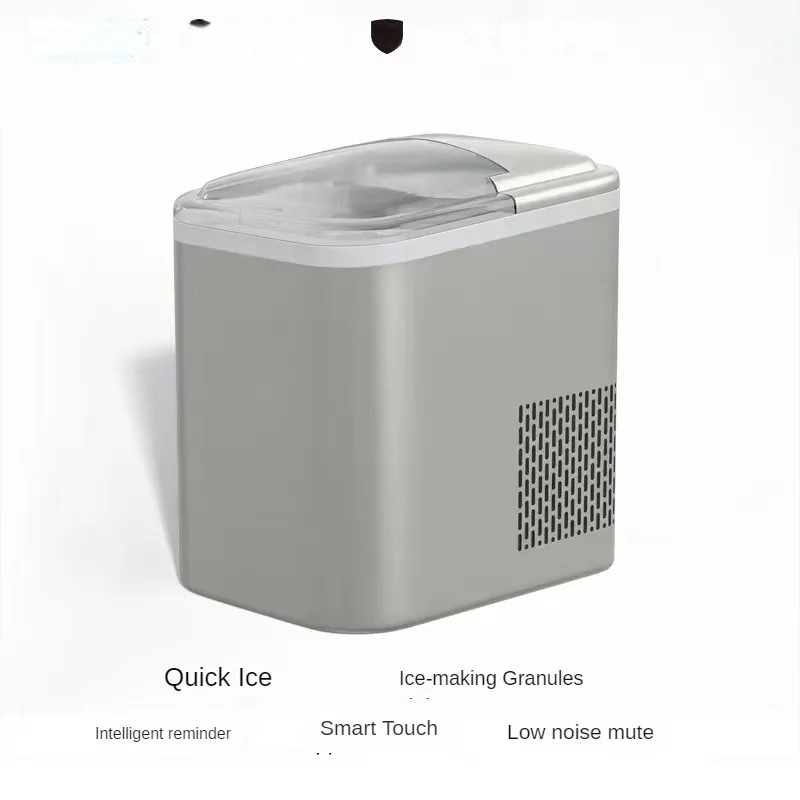 under counter ice maker machine for home 12kg bullet ice per day black white small ice making machine