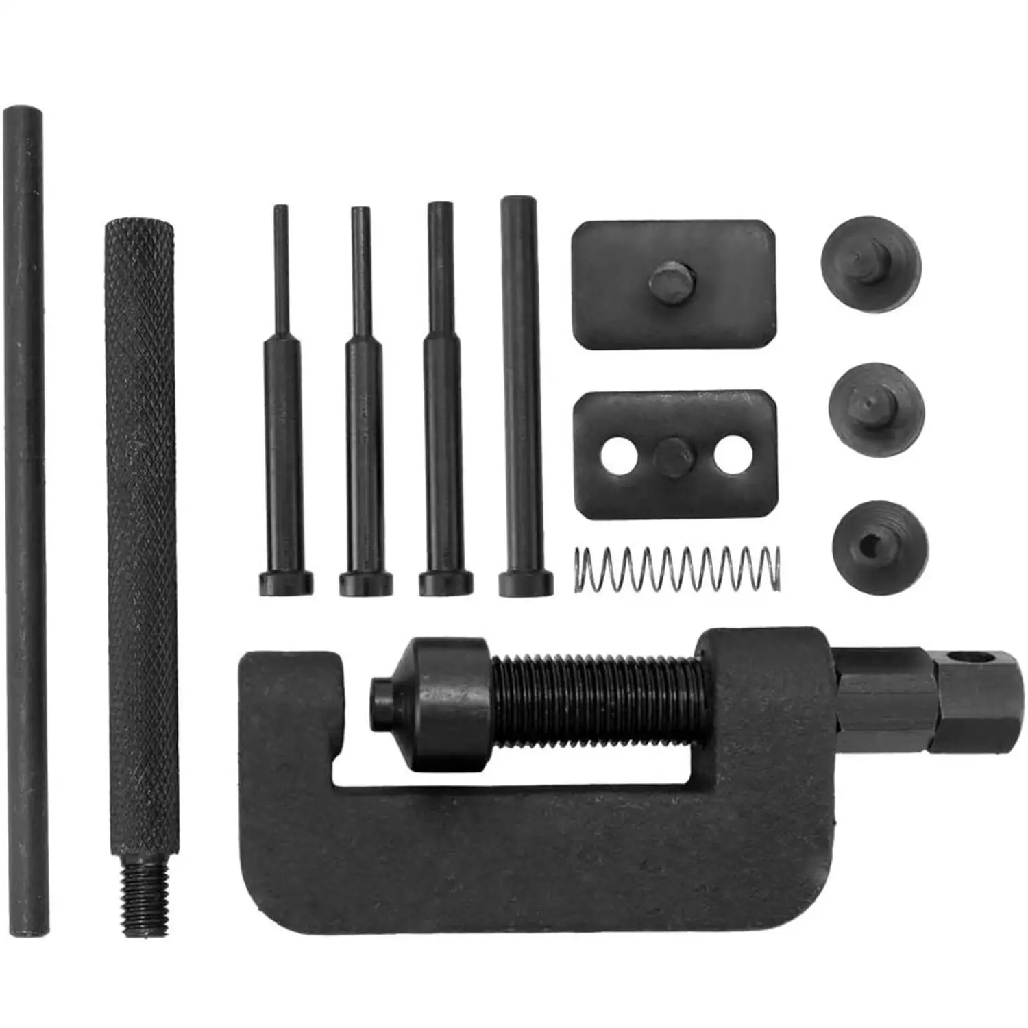 Motorcycle Bike Cam Drive Chain Link Breaker Riveter Rivet Press Riveting Cutter Repair Removal Tool Kit
