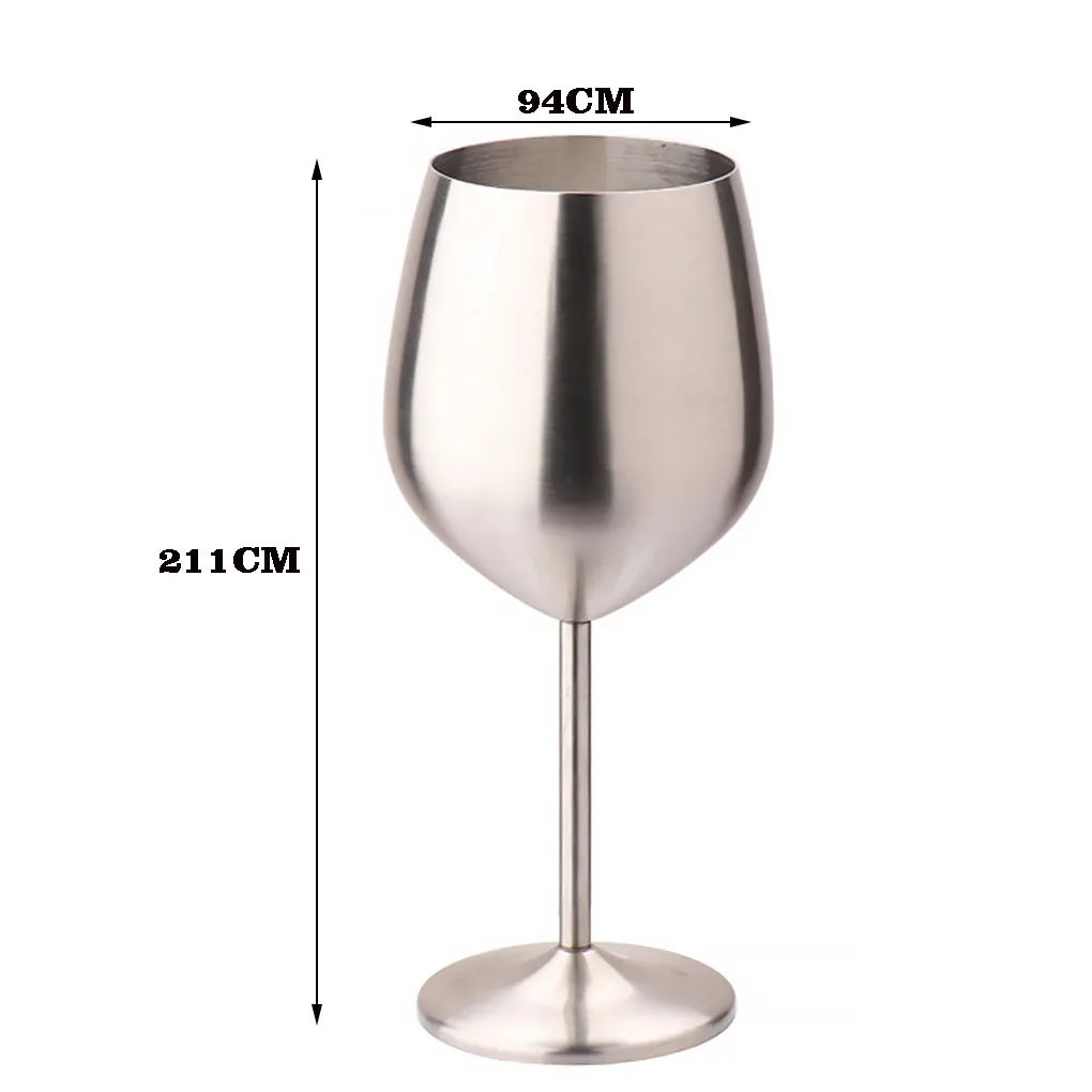 Luxury Red Wine Glasses Goblet Cup Gold Copper Plated Stainless Steel Customized for Wedding Party 16oz Customized Packaging
