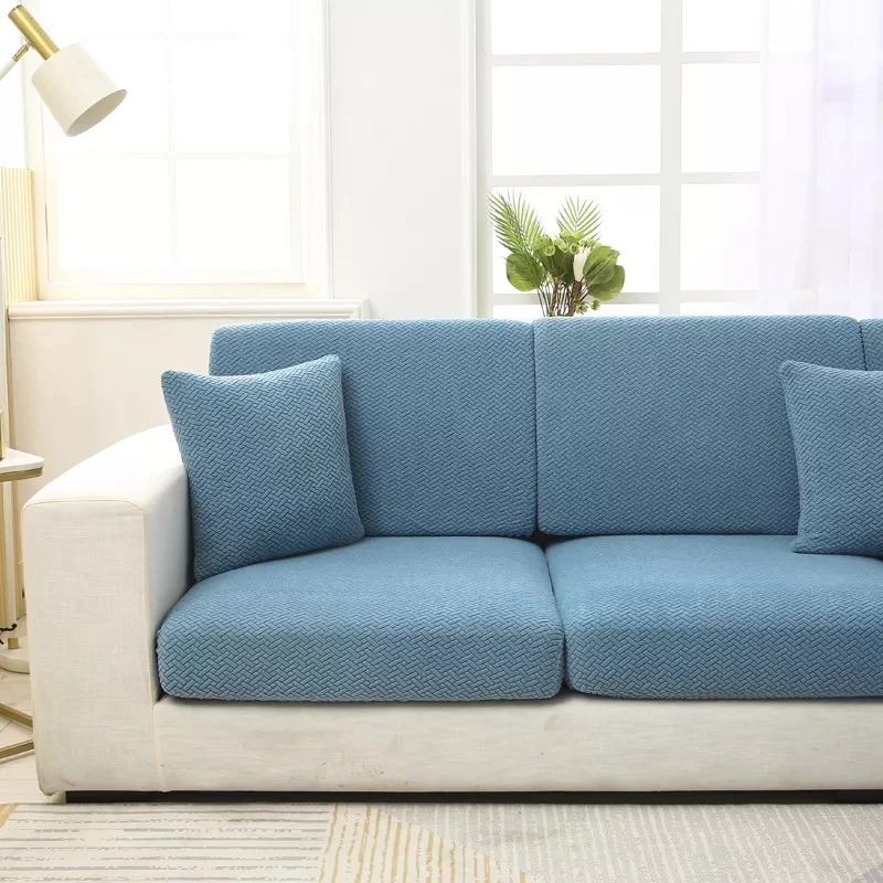 Высококачественный жаккардовый чехол для диванной подушки, эластичный чехол для дивана, прочный протектор мебели для всех сезонов