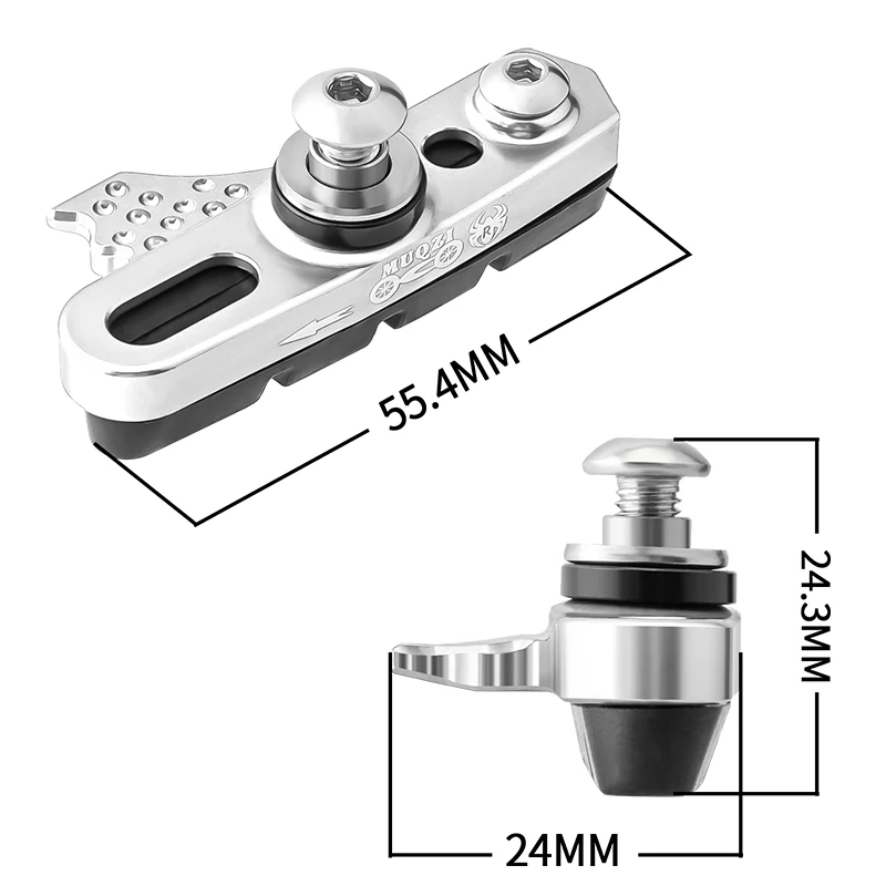 YITOO Road Bike Caliper V Brake Pads, V Brake Holder Pad Shoes  Bicycle Brake Shoes