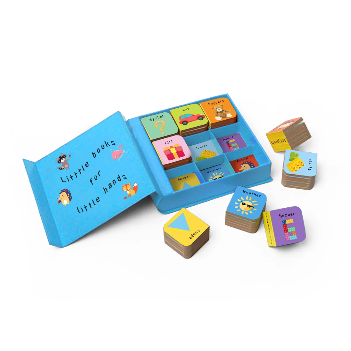 Custom High Quality Printed Children Board Books Colorful Film Lamination Perfect Binding Kids card Books For Cognitive Learning