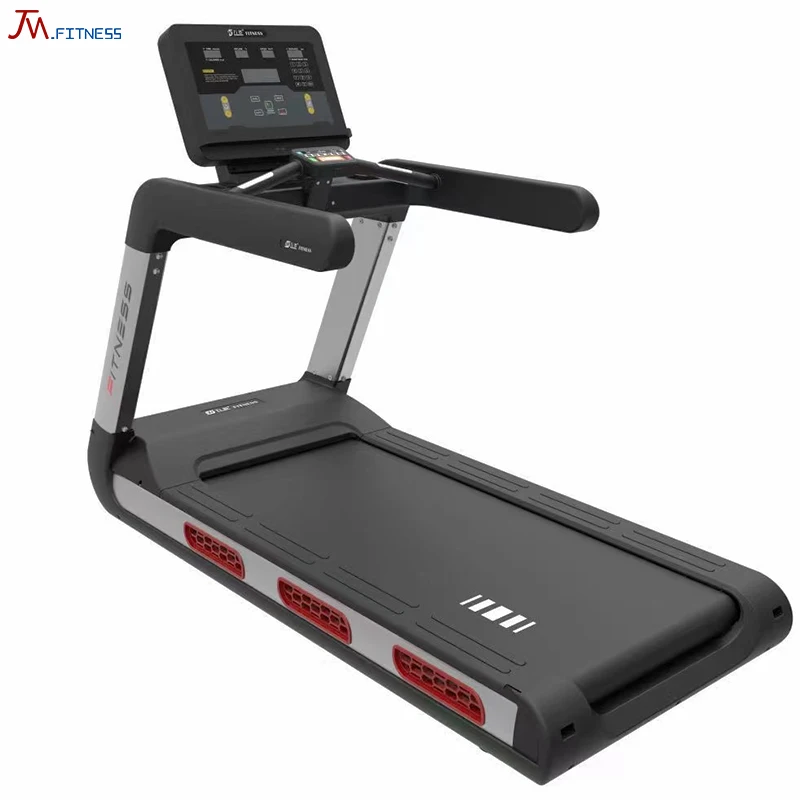 Sports commercial fitness gym running machine sports damper treadmill with wireless charging