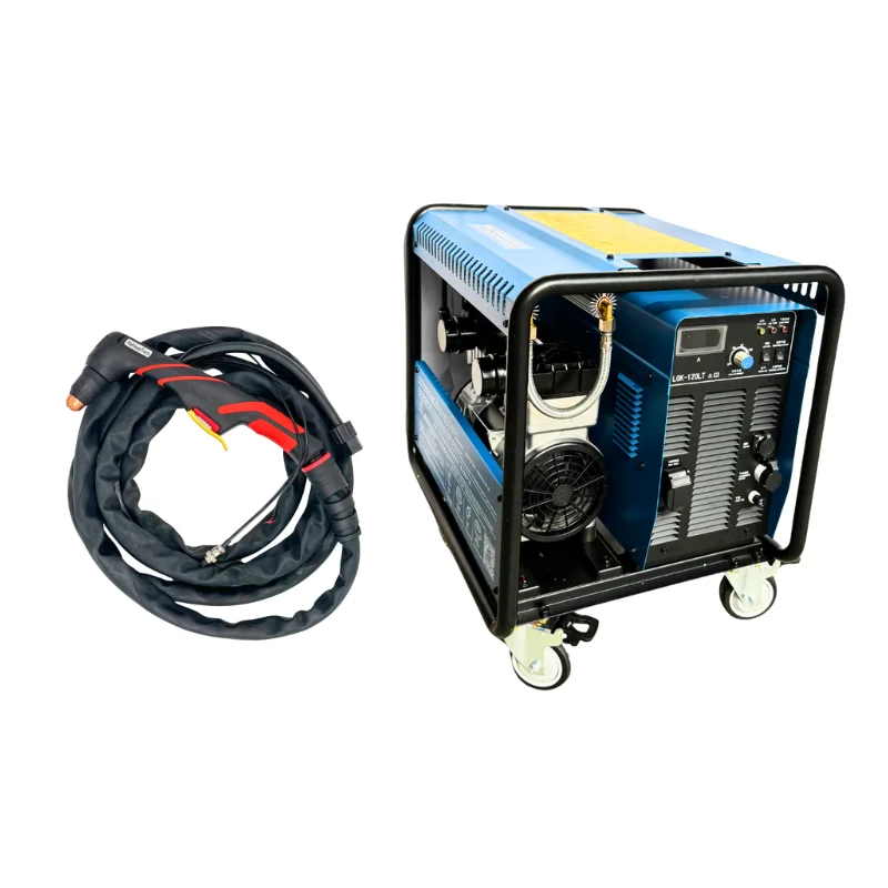 LGK-120LT HFT-160C портативный плазменный резак со встроенным воздушным компрессором для новой и подержанного состояния стальной конструкции