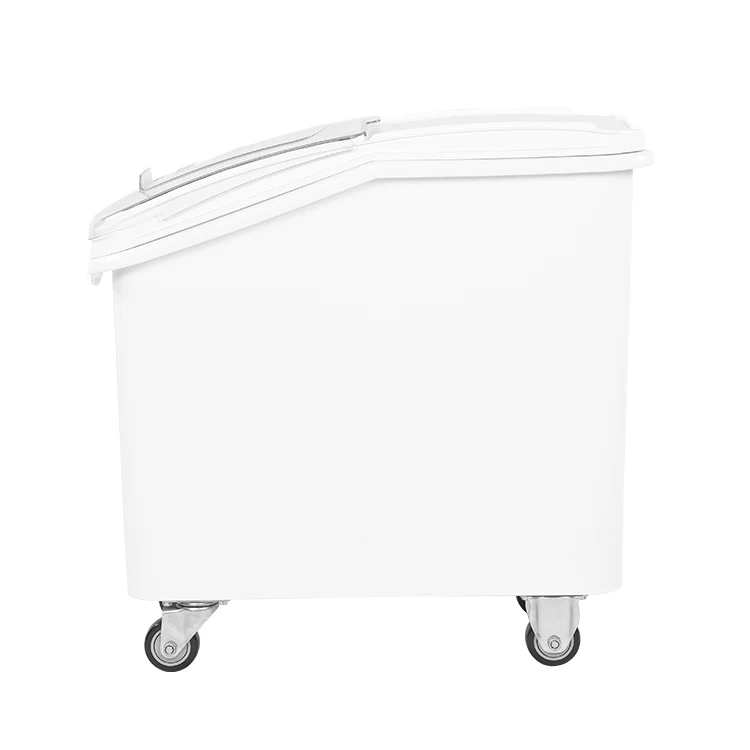 81L/102L NSF listing Movable Food Storage Flour Bin Ingredient Bin