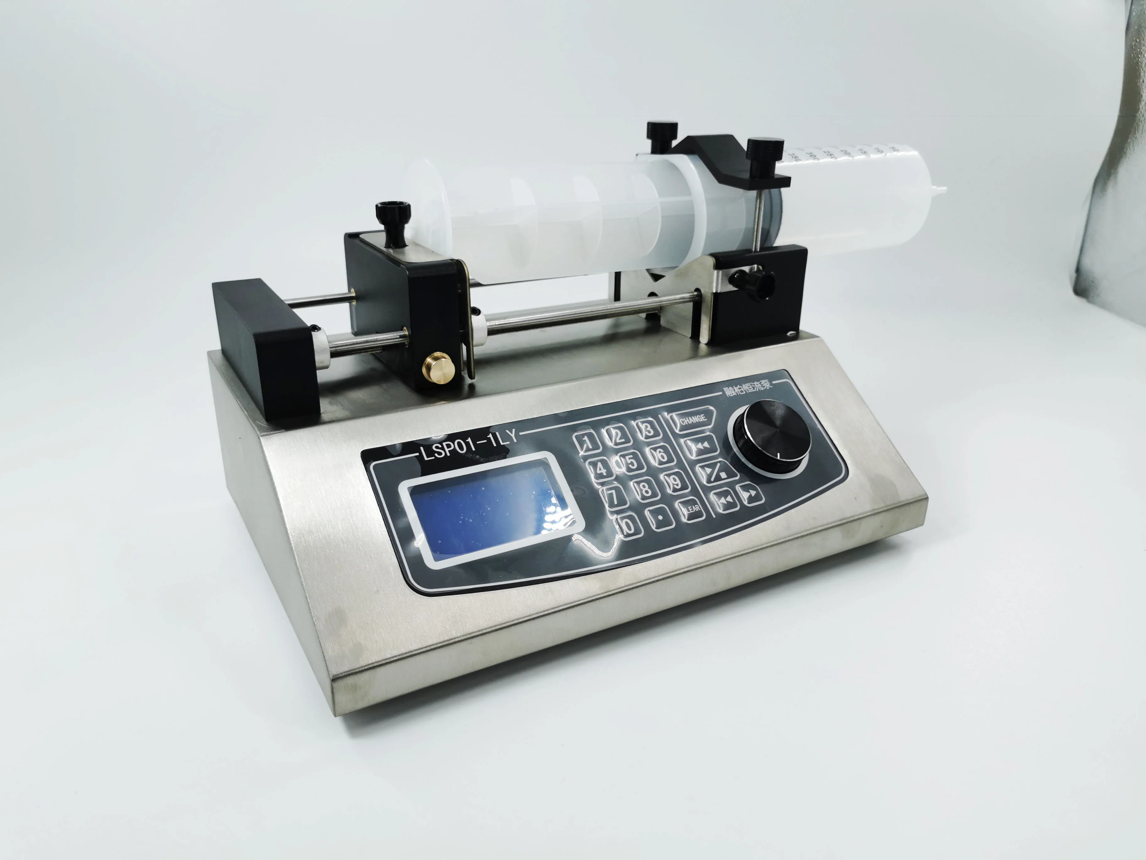 LSP01-1LY Large-flow injection pump, syringe up to 500ml, multiple operating modes, storage and operating parameters