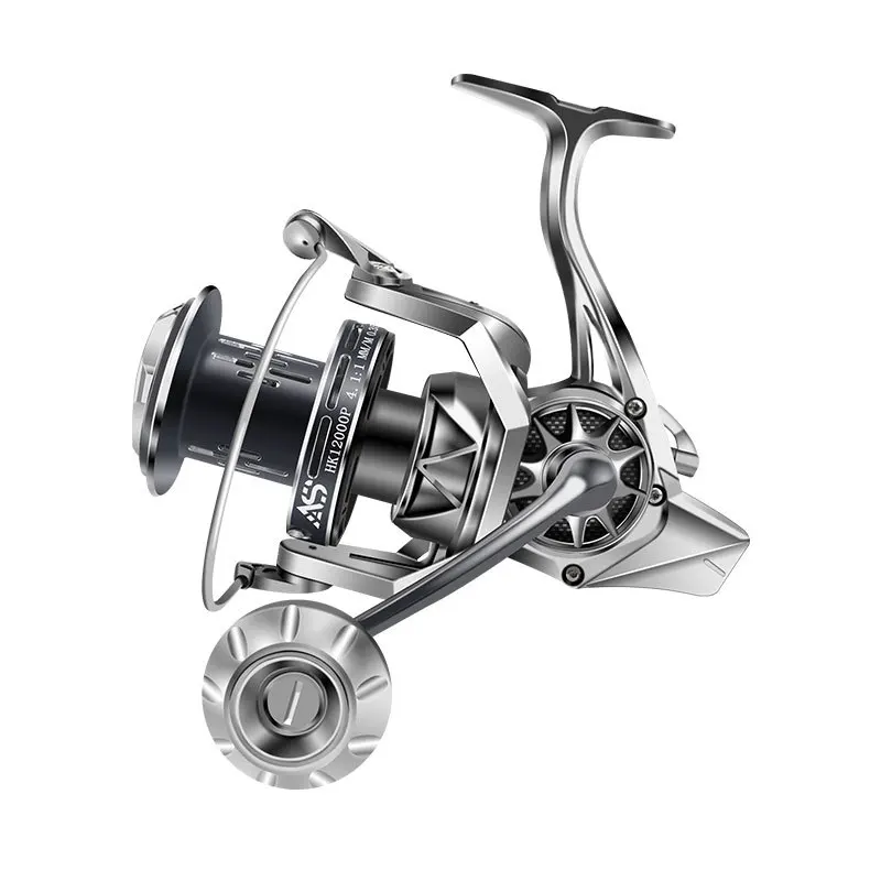 Full Metal Far Long Cast Spinning Reel Brass Gear Size 8000 10000 12000 Saltwater Boat Fishing
