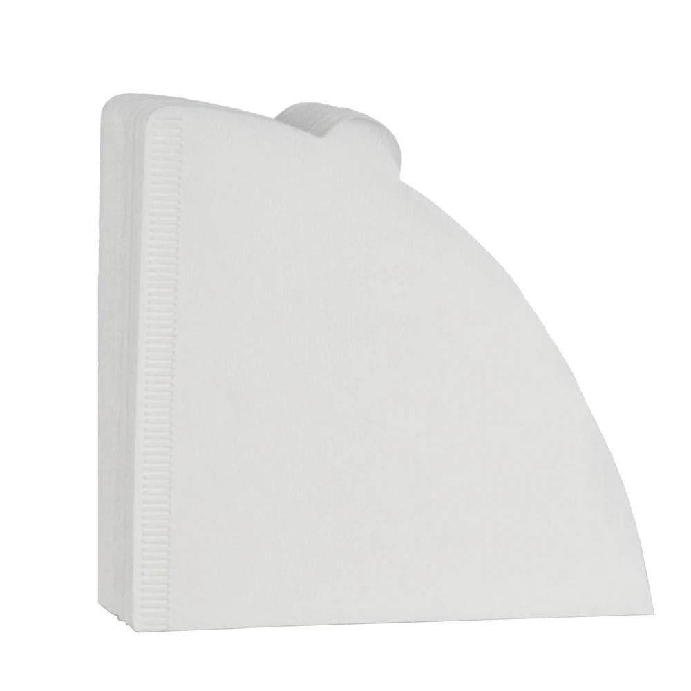New Model Customized Make Filter Paper Coffee V2 Paper Filter Drip Paper Cone Shape Coffee Tools