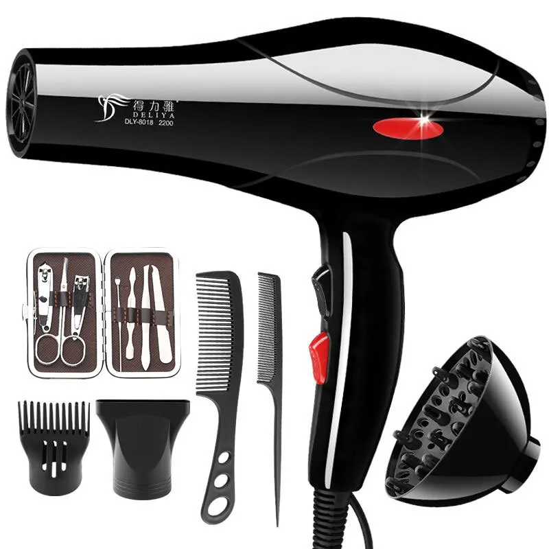 New Design Professional Salon Private Label Hair Blow Dryer 2200w Powerful Hair Dryer With Over Heating Protection