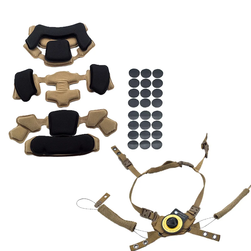 Hot Selling Eva Pad Kit Tactical Helmet Padding Helmet Suspension System FAST MICH Adjustable Tactical Helmet Accessories