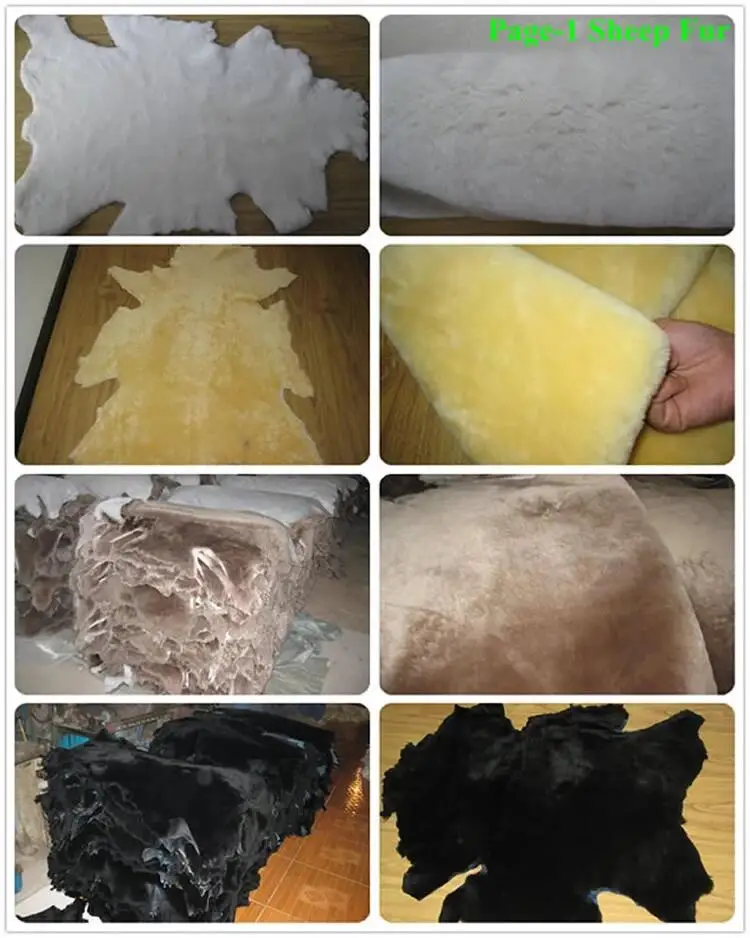 Real sheepskin lining shearing sheepskin lining