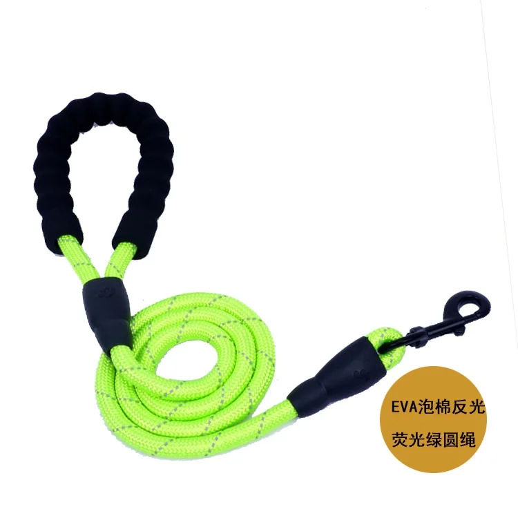 EVA Foam Handle Nylon Reflective Traction Round Rope