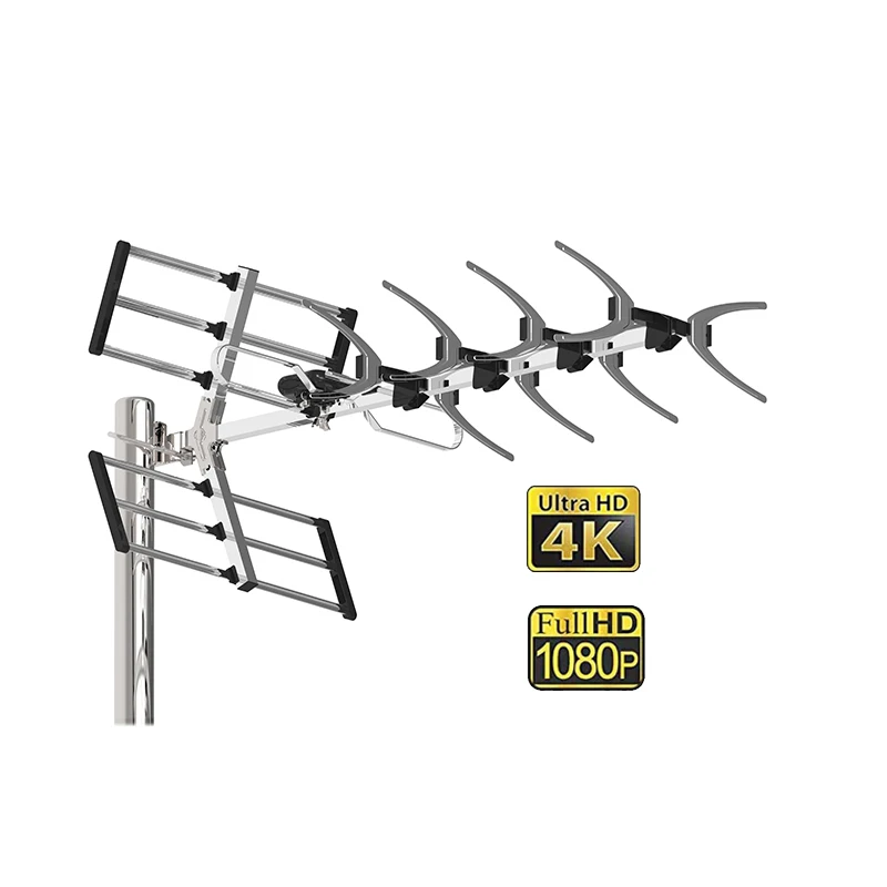 Good quality outdoor directional tv anetna long range digital hdtv aerial yagi high gain uhf vhf  tv antenna with 470-862MHz