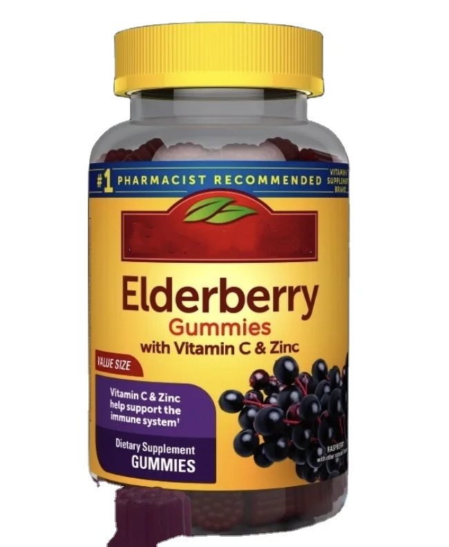 Premium Elderberry Gummies For Healthy Immune Support Strengthens Immune System