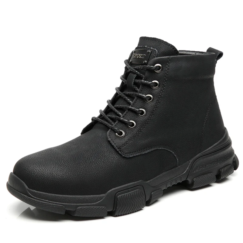 Мужская обувь, ботинки martin, повседневная одежда, повседневные уличные стильные ботинки из натуральной кожи