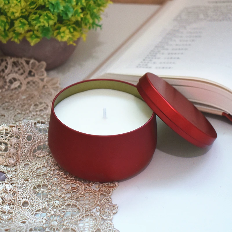 Wholesales Candle Tins 8oz With Soy Wax Custom Tinplate Scented Candles