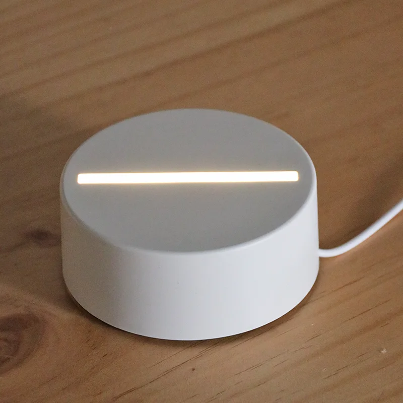 Top Seller blank acrylic 3D led edge lit sign lamp Store Advertising LED Lamp 3D Illusion Lamp