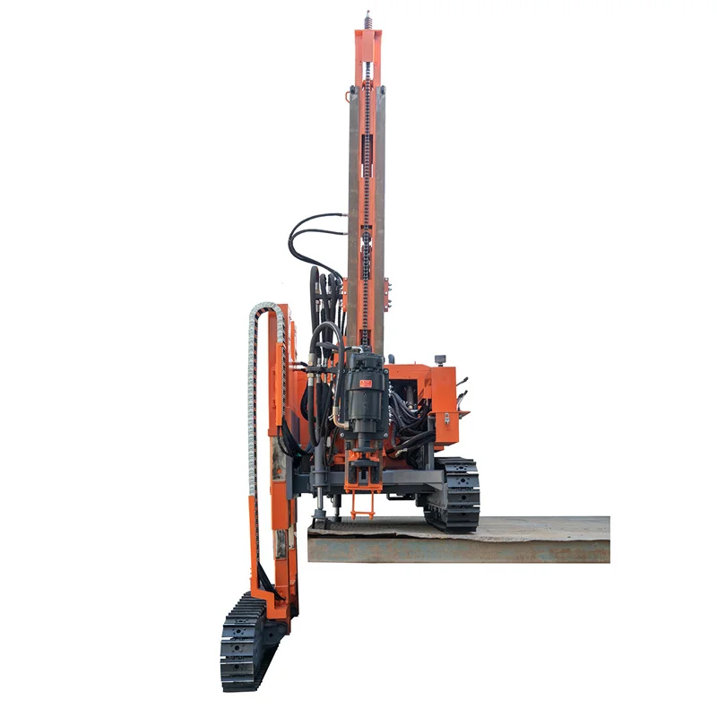 Mountainous Drilling Machine Solar Piling Machine For Solar Borehole Drilling