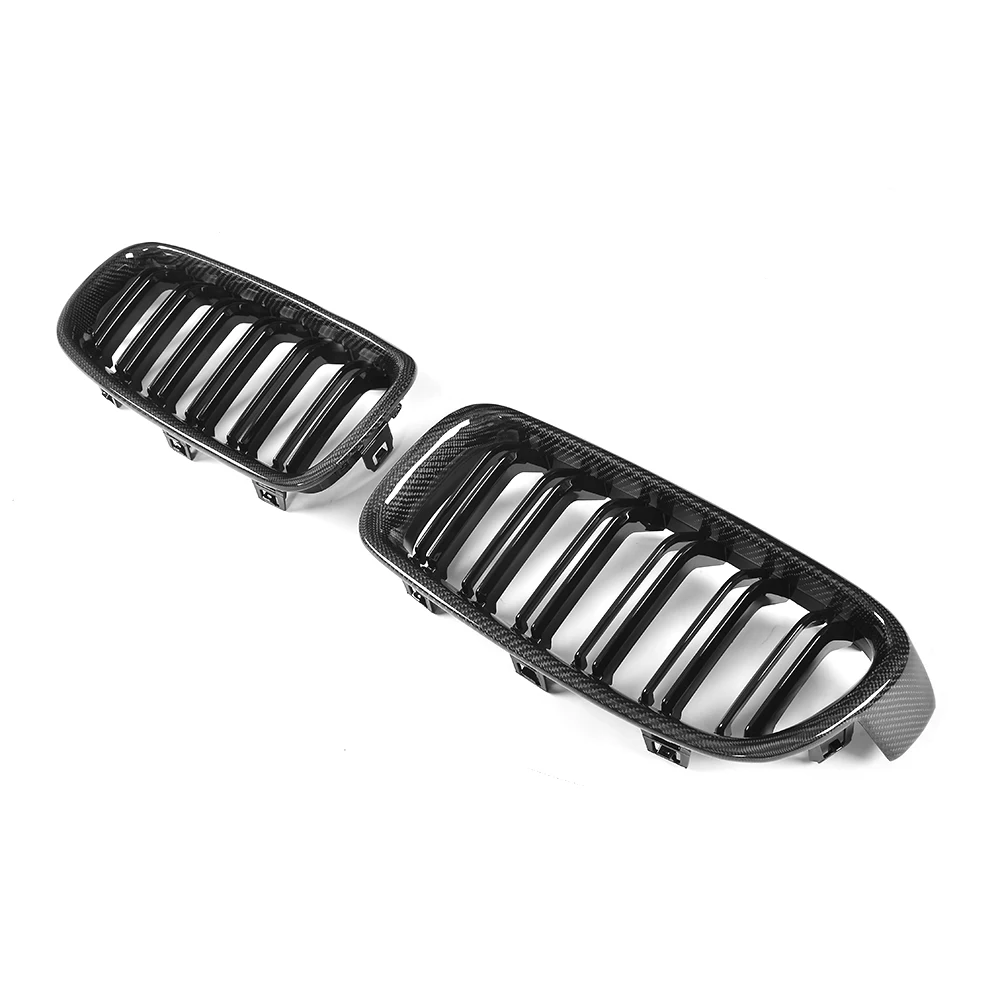 Glossy black grill for BMW M3 F30 carbon F35 2012-2016
