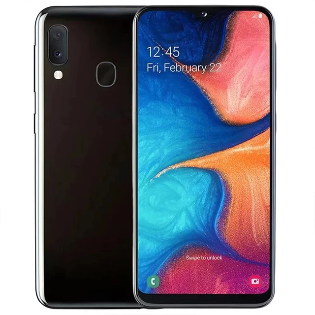 Новинка 99%, б/у, недорогой разблокированный мобильный телефон galaxy 5,8 дюйма с системой android для Samsung A20E