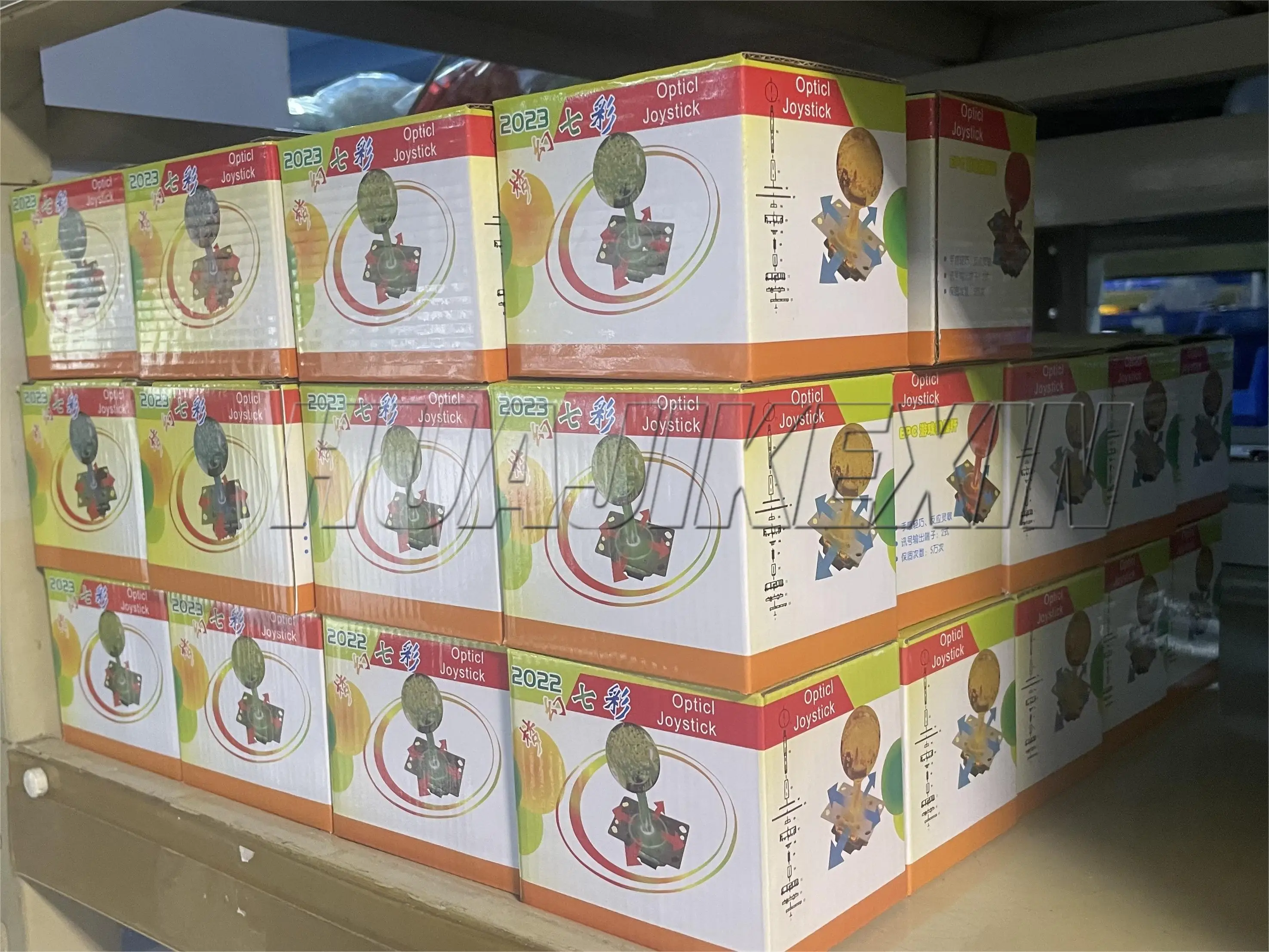 Wholesale Game Machine Parts Accessories Joystick Arcade Game Machine Led Illuminated Multicolor Game Controllers