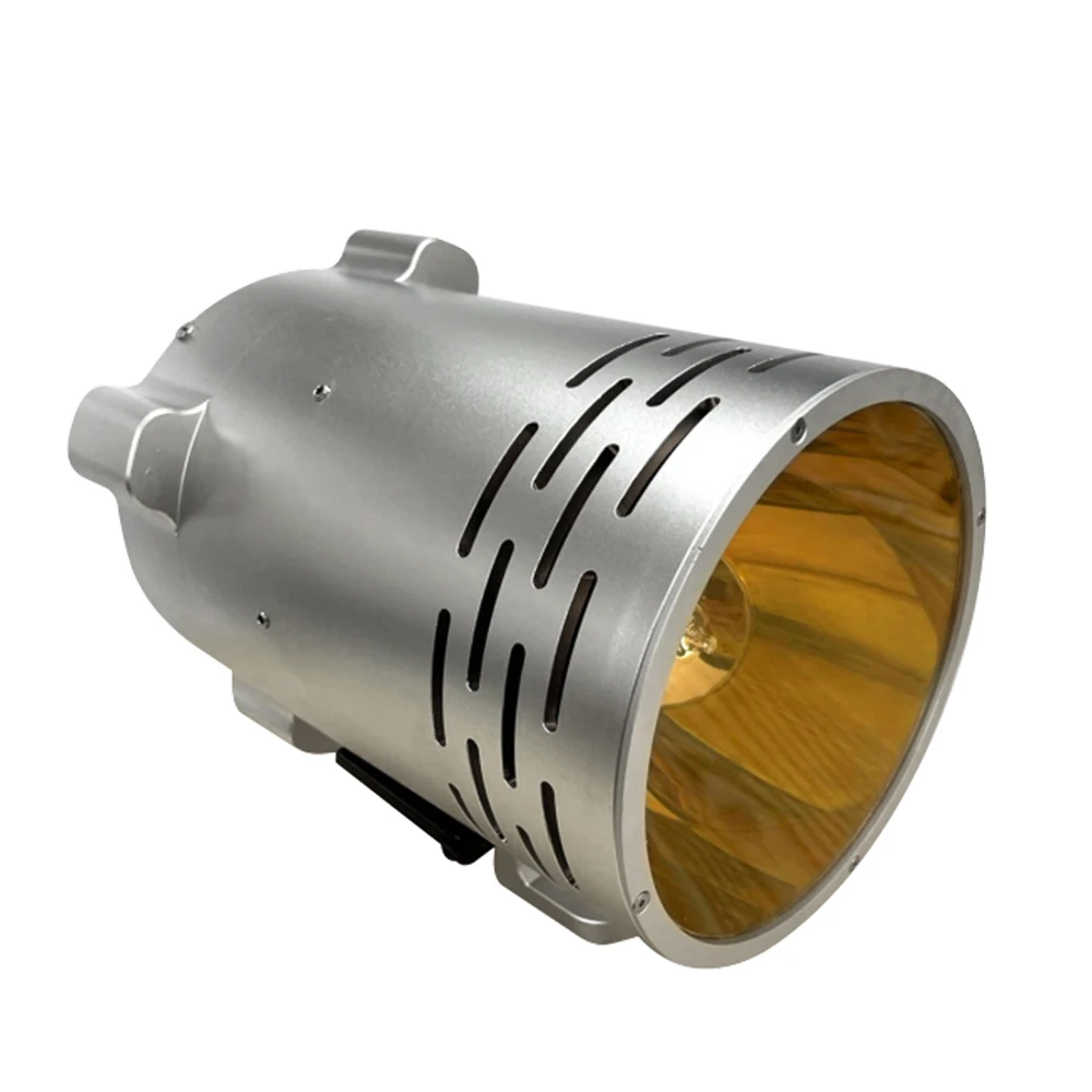 Point focused halogen heater non-contact local focused irradiation fiber local infrared heating lamp