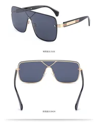 Steampunk Sunglasses for Men Women Gothic Glasses John Lennon Style Metal Frame 100% UV Blocking Lens Metal &Resin frame